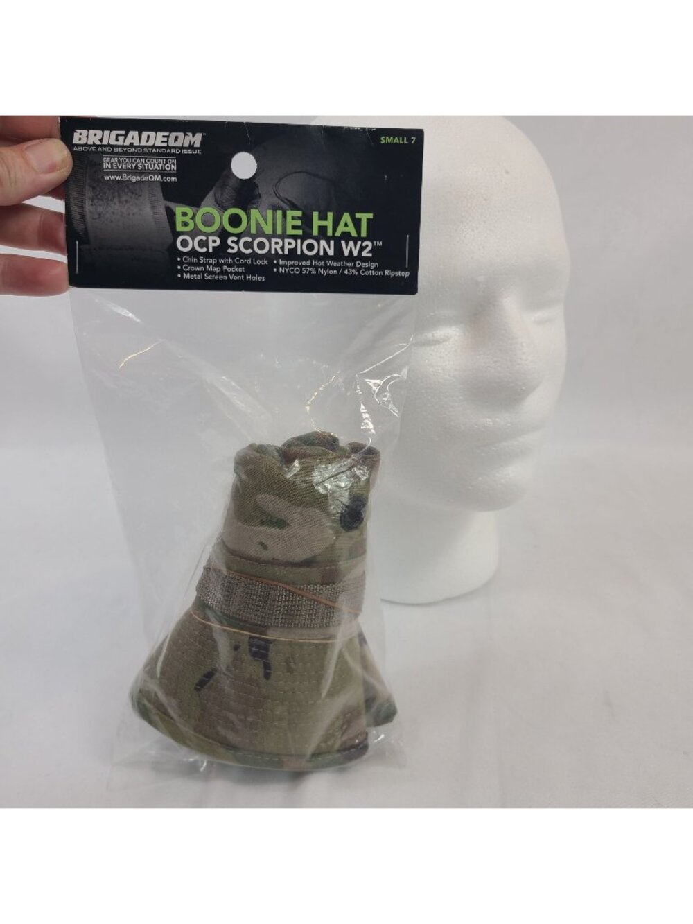 NEW BrigadeQM Boonie Hat OCP Scorpion W2 Small 7 NYCO Ripstop